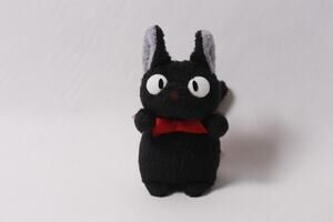 Small 1980s Sun Arrow Studio Ghibli Jiji Black Cat Plush Kiki's Delivery Servic